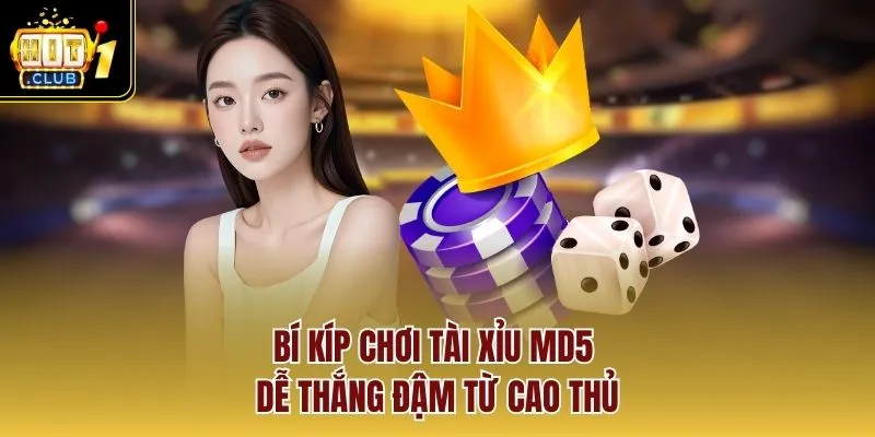 Bí kíp chơi tài xỉu MD5 dễ thắng đậm từ cao thủ