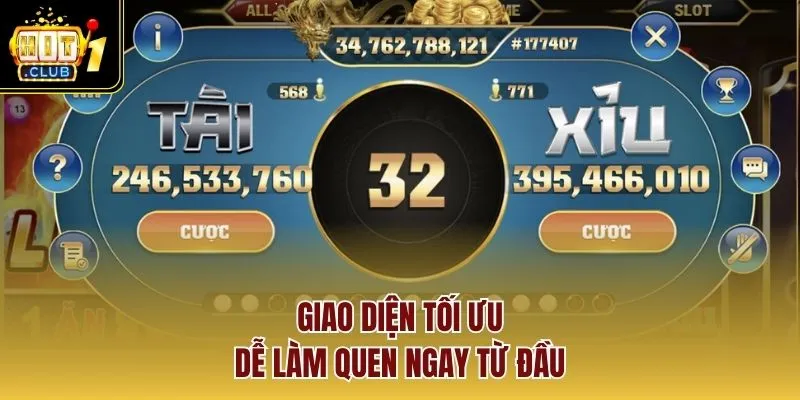 Giao diện tối ưu, dễ làm quen ngay từ đầu