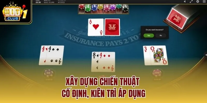 Xây dựng chiến thuật cố định, kiên trì áp dụng